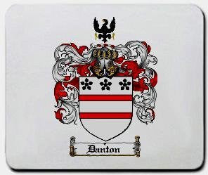Danton coat of arms mouse pad