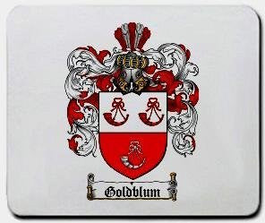 Goldblum coat of arms mouse pad