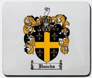 Bancks coat of arms mouse pad