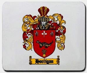 Horrigan coat of arms mouse pad