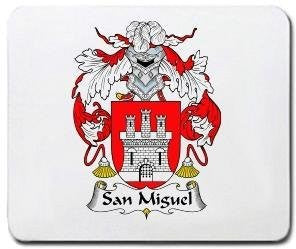 San-miguel coat of arms mouse pad