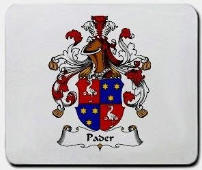 Pader coat of arms mouse pad