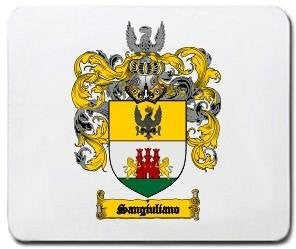 Sangiuliano coat of arms mouse pad