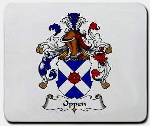 Oppen coat of arms mouse pad