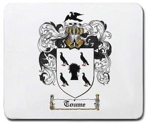 Toume coat of arms mouse pad