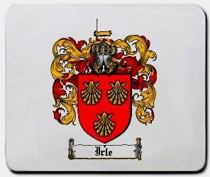 Irle coat of arms mouse pad