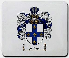 Arwys coat of arms mouse pad