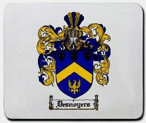 Desnoyers coat of arms mouse pad