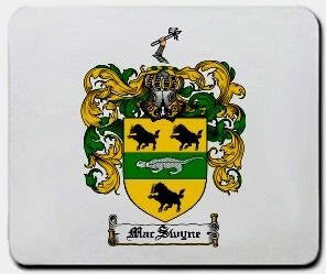 Macswyne coat of arms mouse pad