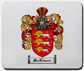 Macildownie coat of arms mouse pad