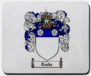 Cocke coat of arms mouse pad