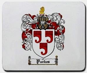 Purkes coat of arms mouse pad