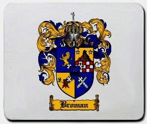 Broman coat of arms mouse pad