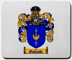 Galinski coat of arms mouse pad