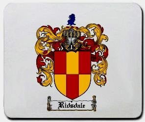 Ridsdale coat of arms mouse pad