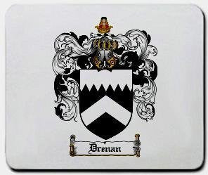 Drenan coat of arms mouse pad