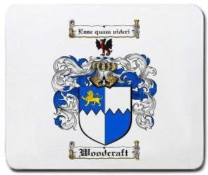 Woodcraft coat of arms mouse pad