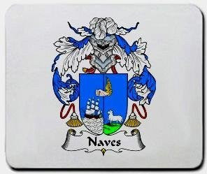 Naves coat of arms mouse pad