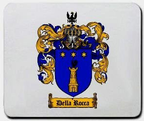 Della-rocca coat of arms mouse pad