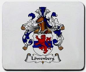 Lowenberg coat of arms mouse pad