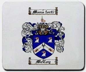 Mccoy coat of arms mouse pad