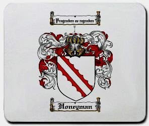Honeyman coat of arms mouse pad