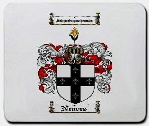 Neaves coat of arms mouse pad