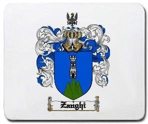 Zanghi coat of arms mouse pad