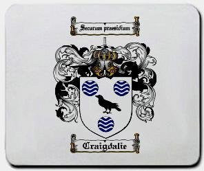 Craigdalie coat of arms mouse pad