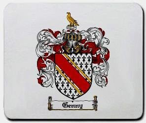 Genny coat of arms mouse pad