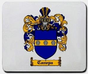 Canepa coat of arms mouse pad