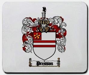 Presson coat of arms mouse pad