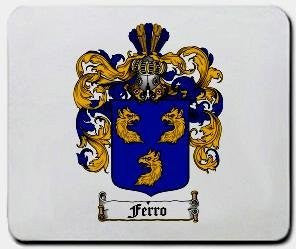 Ferro coat of arms mouse pad
