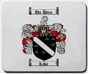 Lake coat of arms mouse pad