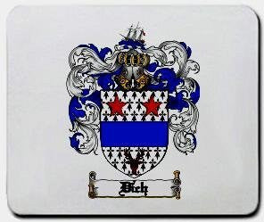 Dich coat of arms mouse pad