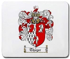 Thayer coat of arms mouse pad