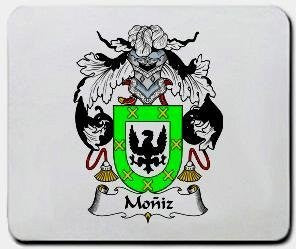 Moniz coat of arms mouse pad