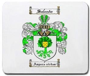 Salcedo coat of arms mouse pad