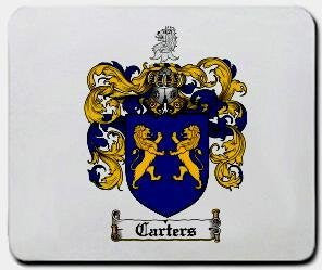 Carters coat of arms mouse pad