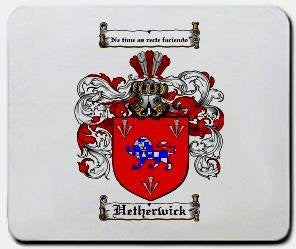 Hetherwick coat of arms mouse pad
