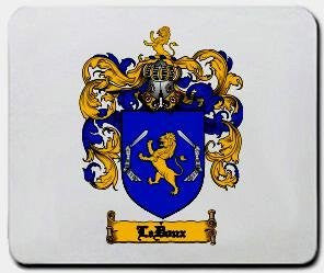 Ledoux coat of arms mouse pad