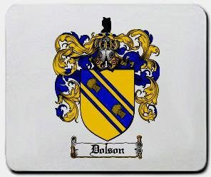 Dolson coat of arms mouse pad