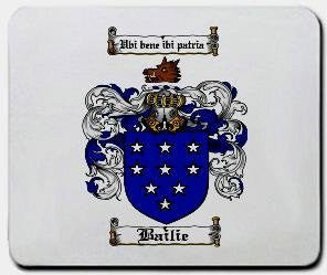 Bailie coat of arms mouse pad