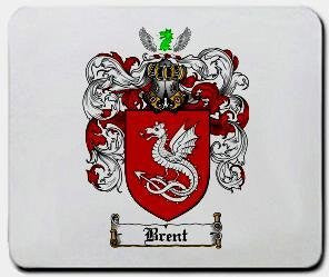 Brent coat of arms mouse pad