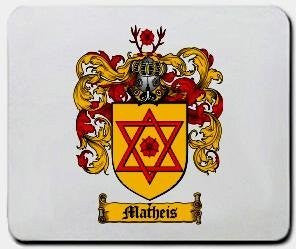 Matheis coat of arms mouse pad
