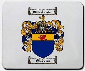 Markem coat of arms mouse pad