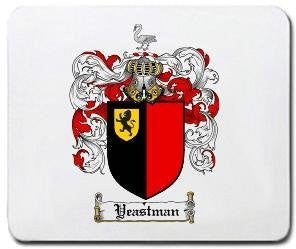 Yeastman coat of arms mouse pad