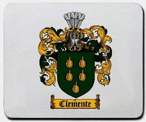 Clemente coat of arms mouse pad