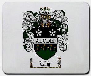 Lang coat of arms mouse pad