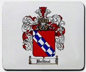 Bailleul coat of arms mouse pad